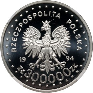 Third Polish Republic, 300000 zlotys 1994, 50th anniversary of the Warsaw Uprising