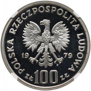 Volksrepublik Polen, 100 Zloty 1979, Ludwik Zamenhof