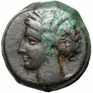 Karthago, Sardinien, 300-264 v. Chr., Bronze