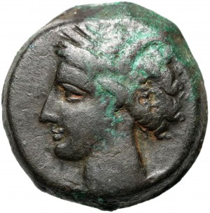 Karthago, Sardinien, 300-264 v. Chr., Bronze