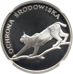 Polská lidová republika, 100 zlotých 1979, Ochrana životního prostředí - Lynx