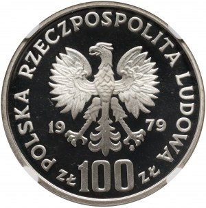 PRL, 100 zlotys 1979, Lynx