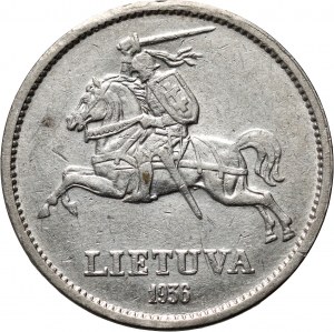 Lituanie, 10 Litas 1936, Grand-Duc Vytautas