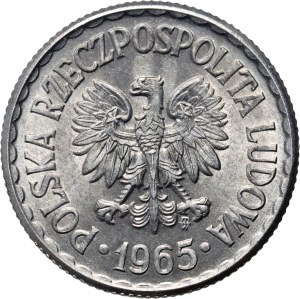 République populaire de Pologne, 1 zloty 1965