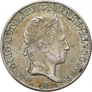 Hungary, Ferdinand V, 20 Krajczar 1846 B, Kremnitz