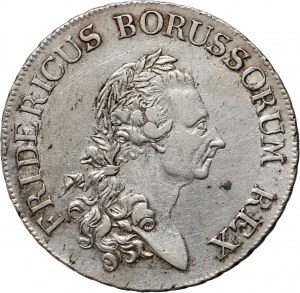 Německo, Braniborsko-Prusko, Fridrich II., tolar 1784 A, Berlín