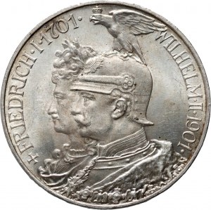 Deutschland, Preußen, Wilhelm II., 5 Mark 1901, Berlin, 200-jähriges Jubiläum Preußens