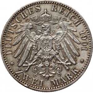 Německo, Prusko, Wilhelm II, 2. marka 1901 A, Berlín, 200. výročí Pruského království