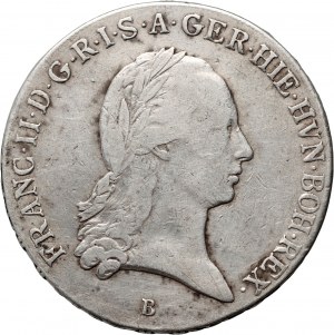 Autriche, Pays-Bas, François II, 1 kronenthaler 1797 B, Kremnica
