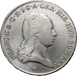 Austria, Niderlandy, Franciszek II, 1 kronenthaler 1794 H, Günzburg