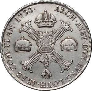 Austria, Franz II, Kronenthaler 1793 M, Milan