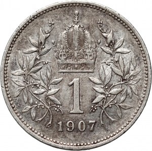 Austria, Francesco Giuseppe I, Corona 1907