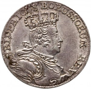 Sliezsko pod pruskou nadvládou, Fridrich II., šesťpenca 1756 B, Vroclav