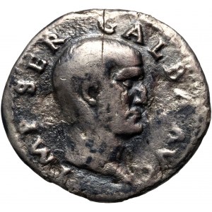 Empire romain, Galba 68-69, denier, Rome