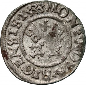 Ordre des chevaliers de l'épée, Wolter von Plettenberg, shilling 1533, Riga