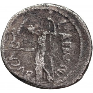 Rímska republika, Gaius Julius Caesar, portrétny denár 44 pred Kr., Rím
