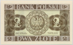 II RP, 2 zloty 26.02.1936, BJ series