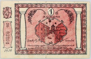 Krakov, Lvovská cukráreň, 1 koruna 1919, séria C