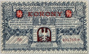 Cracovia, 1/2 corona 1919