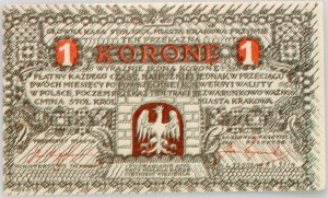 Krakow, 1 crown 1919, series A