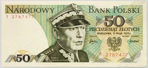 PRL, 50 zloty 9.5.1975, série T