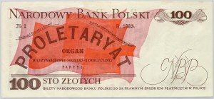 PRL, 100 Zloty 15.1.1975, seltene erste Serie A