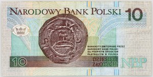 III RP, 10 zlotys 25.3.1994, remplacement série YB