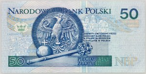 III RP, 50 zloty 25.3.1994, série de remplacement YC