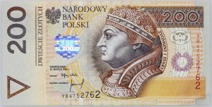 III RP, 200 zlotých 25.3.1994, náhradná séria YB