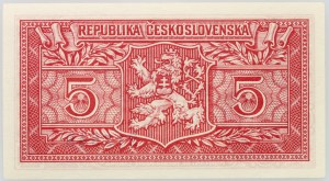 Československo, 5 korún 25.01.1949 séria A11