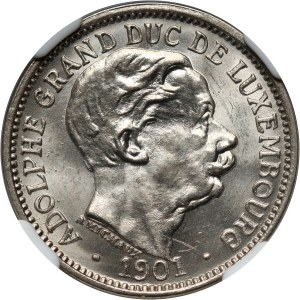 Luxembourg, Adolf, 10 centimes 1901