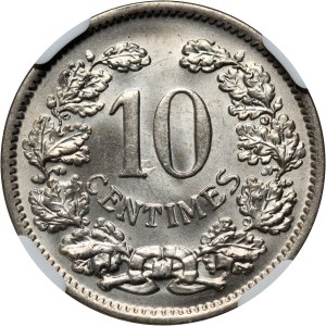 Luxembursko, Adolf, 10 centimov 1901