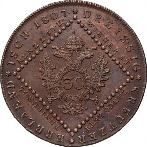 Österreich, Franz I., 30 krajcars 1807 A, Wien