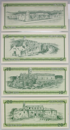 Kuba, 1-20 Pesos ohne Datum (1985) Serie B