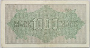 Německo, 1000 marek 15.9.1922, číslování: 000005