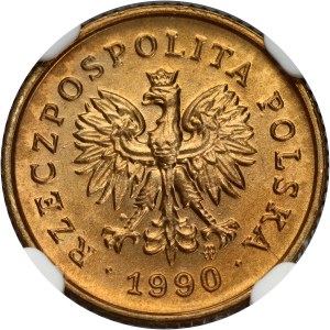 III RP, 1 grosz 1990, Varšava