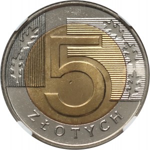 III RP, 5 zlotys 1996, Warsaw