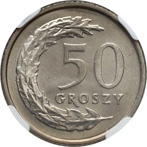 III RP, 50 groszy 1992, Varsovie