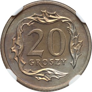 Third Republic, 20 pennies 1990, Warsaw