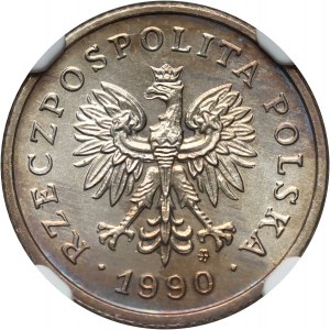 III RP, 20 groszy 1990, Varsavia