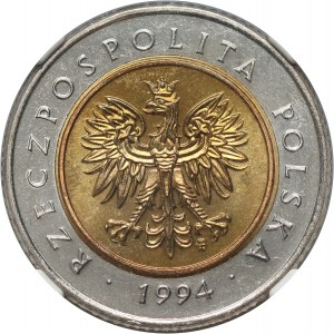 Tretia republika, 5 PLN 1994, Varšava