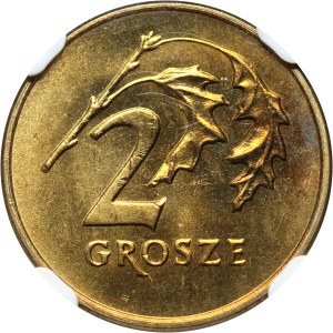 Third Republic, 2 pennies 1990, Warsaw