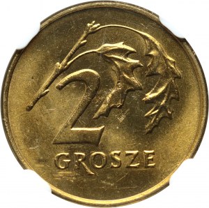 Third Republic, 2 pennies 1990, Warsaw