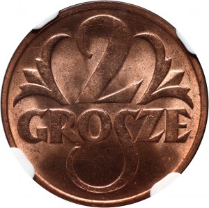 II RP, 2 pennies 1937, Warsaw