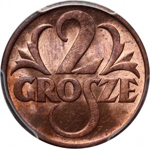 II RP, 2 pennies 1938, Warsaw