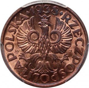 II RP, 2 pennies 1938, Warsaw