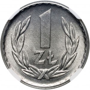 PRL, 1 zlotý 1966, hliník