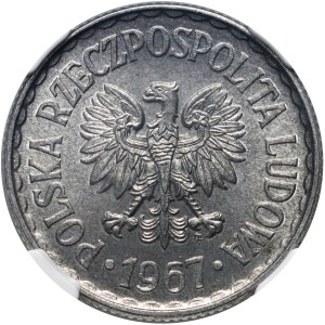 PRL, 1 zloty 1967