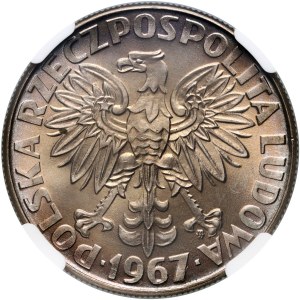 PRL, 10 zloty 1967, Maria Skłodowska Curie
