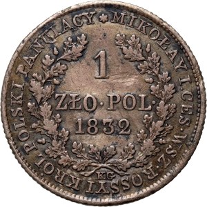 Regno del Congresso, Nicola I, 1 zloty 1832 KG, Varsavia